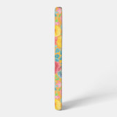 Florentijnse waterverf in geel samsung galaxy hoesje (Linkerkant)