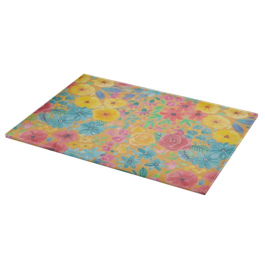 Florentijnse waterverf in geel snijplank (Hoek)