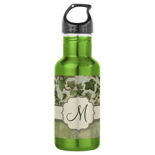 Florentijnse Waterverf Ivy met Monogram Waterfles (Voorkant)