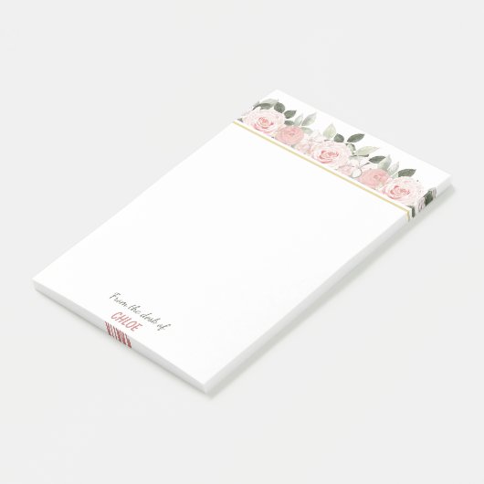 Florentijnse Zacht Rozen Post-it® Notes (Schuin)