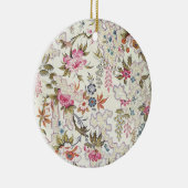 Florentijnse zijde voor zijde met gestileerde stro keramisch ornament (Rechts)