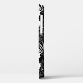 Florentijnse zwarte en witte achtergrond Case-Mate iPhone case (Achterkant / Links)