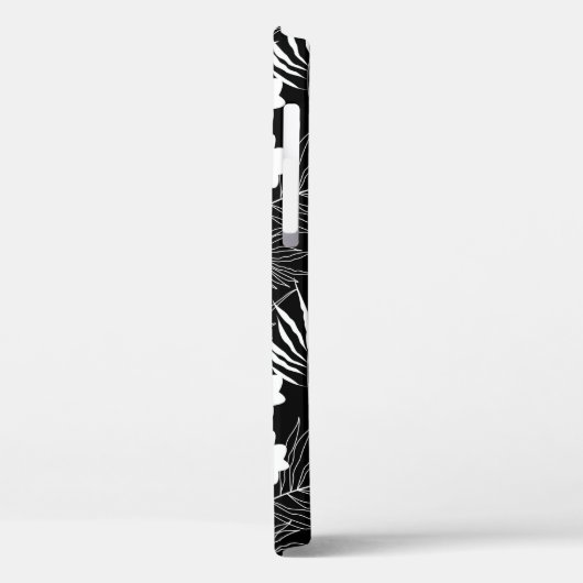 Florentijnse zwarte en witte achtergrond Case-Mate iPhone case (Achterkant / Links)