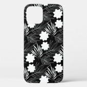 Florentijnse zwarte en witte achtergrond Case-Mate iPhone case (Achterkant)