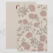 Florentina Roos Briefpapier (Voorkant / Achterkant)