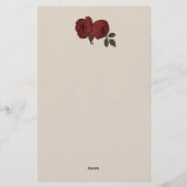 Florentina Roos Briefpapier (Achterkant)
