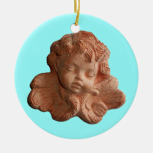 FLORENTINE ANGEL KERAMISCH ORNAMENT