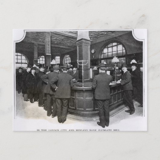Florentine Bank Briefkaart (Voorkant)