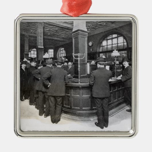 Florentine Bank Metalen Ornament (Voorkant)