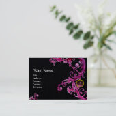 FLORENTINE BAROQUE MONOGRAM GEM paarse parel Visitekaartje (Staand voorkant)