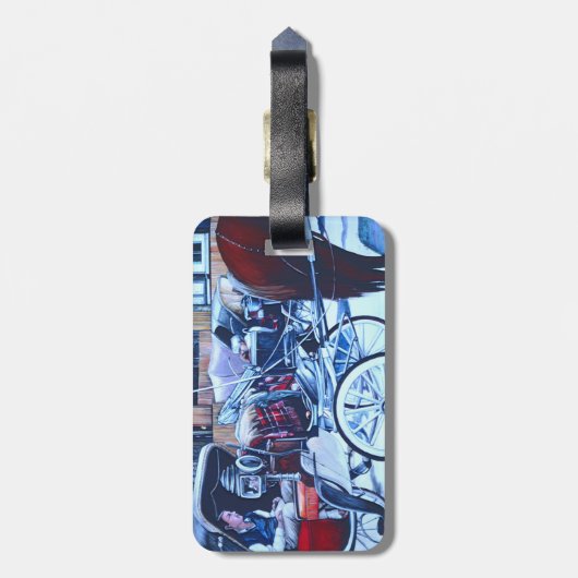 Florentine Charm Bagagelabel (Achterkant verticaal)