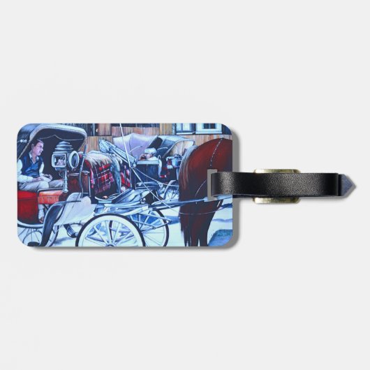 Florentine Charm Bagagelabel (Achterkant horizontaal)