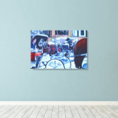 Florentine Charm, Italië Canvas Afdruk (Insitu (Houten vloer))