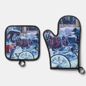 Florentine Charm Ovenwant & Pannenlap Set (Voorkant)