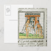 Florentine Codex' door Bernardino de Sahagun Briefkaart (Voorkant / Achterkant)