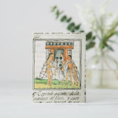 Florentine Codex' door Bernardino de Sahagun Briefkaart (Staand voorkant)