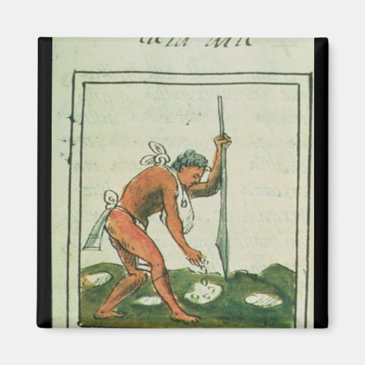 Florentine Codex' door Bernardino de Sahagun Magneet (Voorkant)