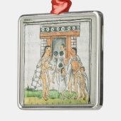 Florentine Codex' door Bernardino de Sahagun Metalen Ornament (Links)