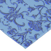  Florentine Damask (blauw) Tafelkleed (Gekanteld)
