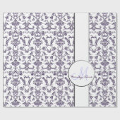  Florentine Damask (Lila) Cadeaupapier (Vlak)