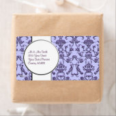 Florentine Damask (Lila) Etiket (Insitu)