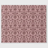  Florentine Damask (Rood) Cadeaupapier (Vlak)
