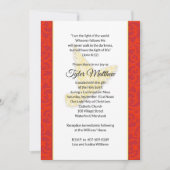 Florentine Dove Bevestiging Uitnodiging (Voorkant)