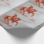 FLORENTINE KNIGHT OP HORSEBACK CADEAUPAPIER (Hoek)