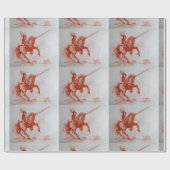 FLORENTINE KNIGHT OP HORSEBACK CADEAUPAPIER (Vlak)