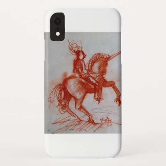 FLORENTINE KNIGHT OP HORSEBACK Case-Mate iPhone CASE (Achterkant)