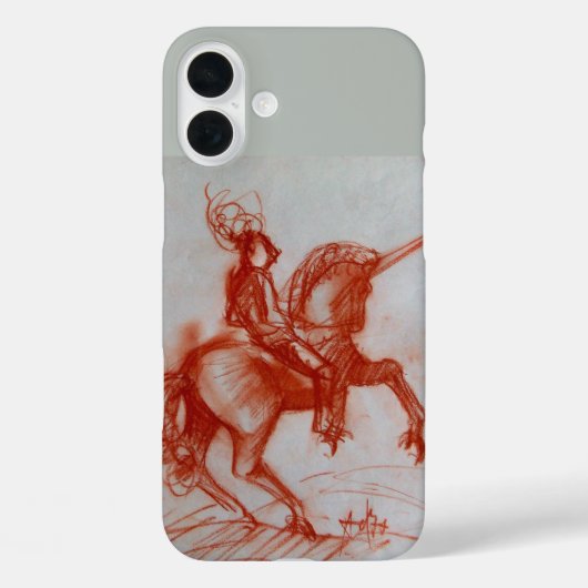 FLORENTINE KNIGHT OP HORSEBACK Case-Mate iPhone CASE (Achterkant)