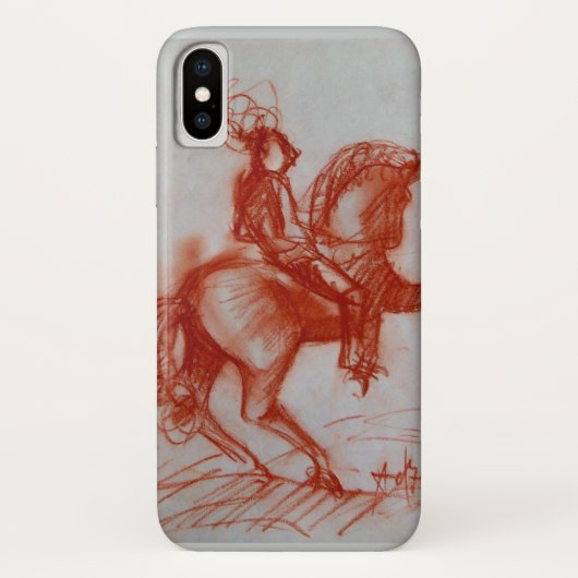 FLORENTINE KNIGHT OP HORSEBACK Case-Mate iPhone CASE (Achterkant)