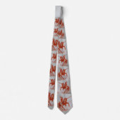 FLORENTINE KNIGHT OP HORSEBACK Grey Sepia Drawing Stropdas (Achterkant)