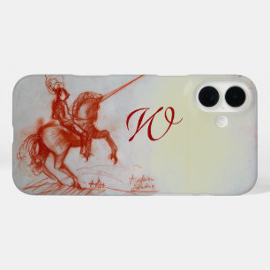 FLORENTINE KNIGHT OP HORSEBACK Monogram iPhone 16 Plus Hoesje