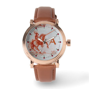 FLORENTINE KNIGHT OP HORSEBACK-monogram Horloge