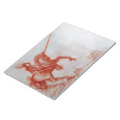 FLORENTINE KNIGHT OP HORSEBACK NOTITIEBLOK (Schuin)