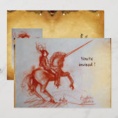 FLORENTINE KNIGHT OP HORSEBACK-perkampagne Kaart (Voorkant / Achterkant)