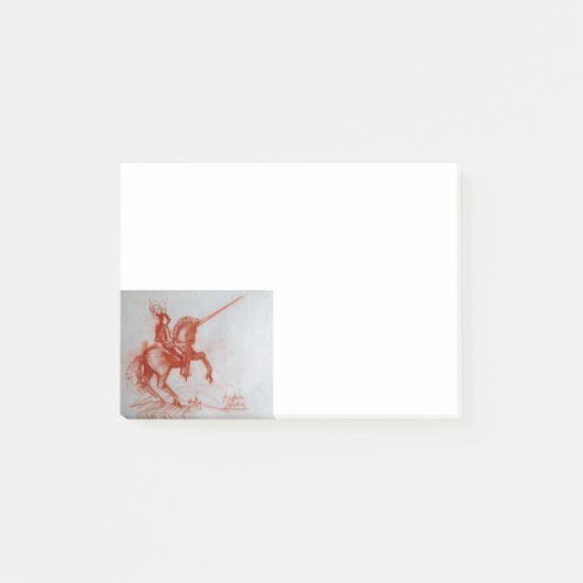 FLORENTINE KNIGHT OP HORSEBACK POST-IT® NOTES (Voorkant)