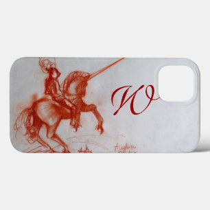 FLORENTINE KNIGHT OP HORSEBACK Sepia Monogram Case-Mate iPhone Case