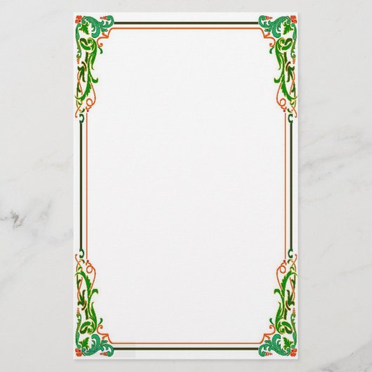 Florentine Moderne Briefpapier (Voorkant)