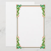 Florentine Moderne Briefpapier (Voorkant / Achterkant)