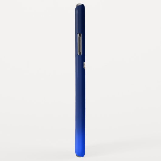 FLORENTINE RENAISSANCE ANGEL Blue Gem Monogram Case-Mate iPhone Case (Achterkant/rechts)