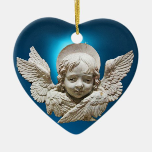 FLORENTINE RENAISSANCE ANGEL KERAMISCH ORNAMENT (Voorkant)
