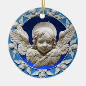FLORENTINE RENAISSANCE ANGEL KERAMISCH ORNAMENT (Voorkant)