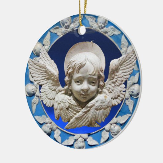 FLORENTINE RENAISSANCE ANGEL KERAMISCH ORNAMENT (Links)