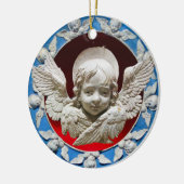 FLORENTINE RENAISSANCE ANGEL KERAMISCH ORNAMENT (Links)
