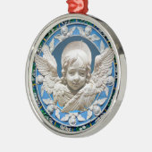 FLORENTINE RENAISSANCE ANGEL METALEN ORNAMENT (Links)