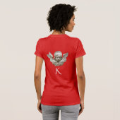 FLORENTINE RENAISSANCE ANGEL MONOGRAM T-SHIRT (Achterkant volledig)