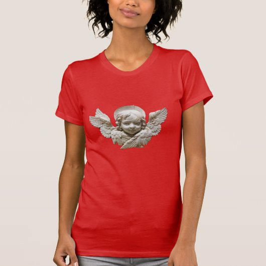 FLORENTINE RENAISSANCE ANGEL MONOGRAM T-SHIRT (Voorkant)