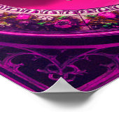 FLORENTINE RENAISSANCE ANGEL PINK FLORAL CROWN POSTER (Hoek)